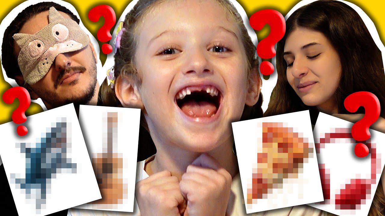 Сможете ли вы угадать рисунок? 🎨 Семейный челлендж с завязанными глазами, для левшей и за 10 секунд