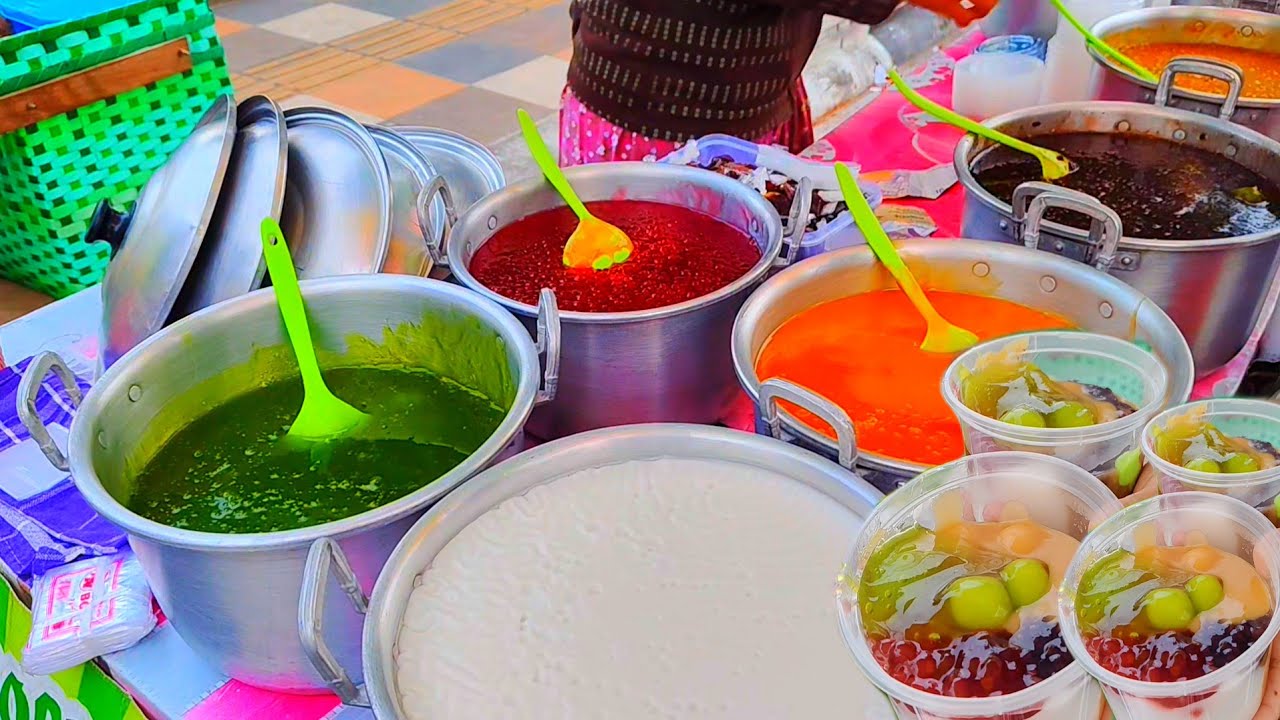 CUMAN 1 JAM LANGSUNG HABIS!! BUBUR 7 WARNA SUM SUM, CENDIL MUNTIARA OMSET JUTAAN