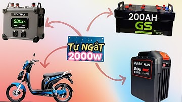 Mạch sạc pin, sạc bình ắc quy tự ngắt này quá ngon