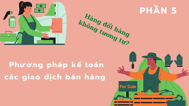 Phương pháp kế toán doanh thu bán hàng