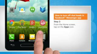 How to turn off chat heads in Facebook® Messenger app on LG L9 screenshot 4