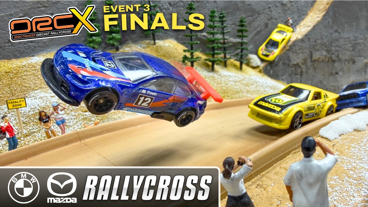 Go Big! Go Home! Rallycross FINALS (BMW vs. Mazda) Diecast Racing