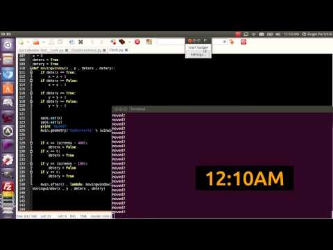 Tkinter Bouncing Borderless Window Fun!