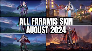 [Moonton] Mobile Legends All Skin!!! - Faramis’s Skin as of August 2024 including Collector Skin