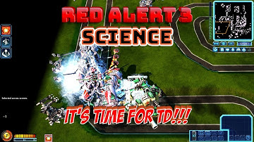 Command & Conquer Red Alert 3 Science MOD Final - Future Tech Solo Gameplay in TD - No Commentary