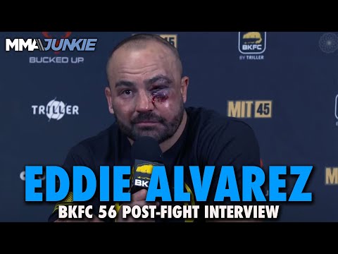 Eddie Alvarez Credits 'Battle Axe' Mike Perry After Corner Stoppage Loss | BKFC 56