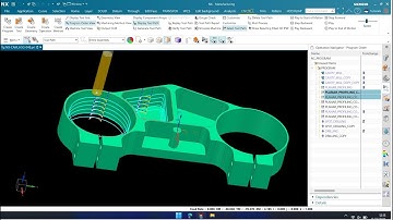 Nx cam #48  Gia Công Chi Tiết Đơn Giản  4 axis nx cam machining tips