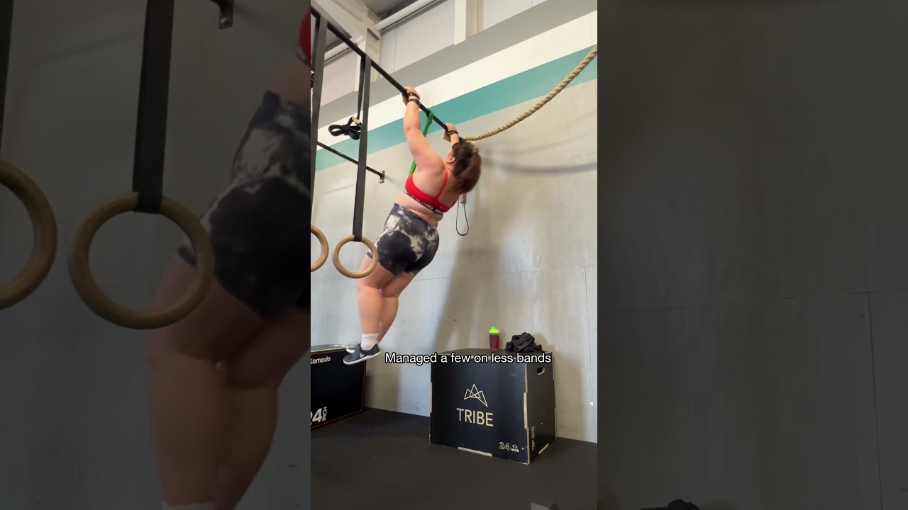 Strict pull-up progress as a plus size athlete!