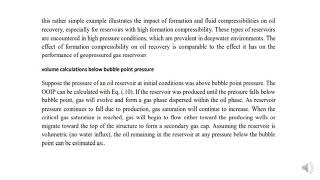 Part 2 Reservoir Engineering lecture  Under saturated oil