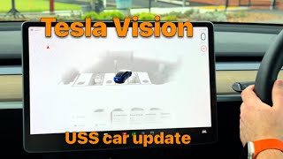 Tesla Update with Tesla Vision for cars with USS Ultra Sonic Sensors screenshot 1