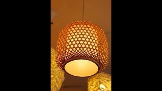 DIY HOMEMADE Rustic Wooden Lamp || Cara Pembuatan Lampu Hias Rustic Cafe || Quarantine Project