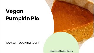 Vegan Pumpkin Pie