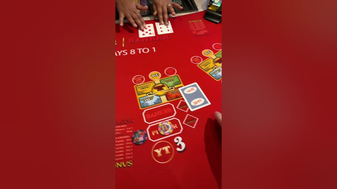 $500 hand on baccarat! #fyp #viral #baccarat #casino #lasvegas #vegas #jackpot