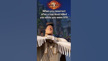 When you resurrect after a low-level killed you while you were AFK #worldofwarcraft #warcraft