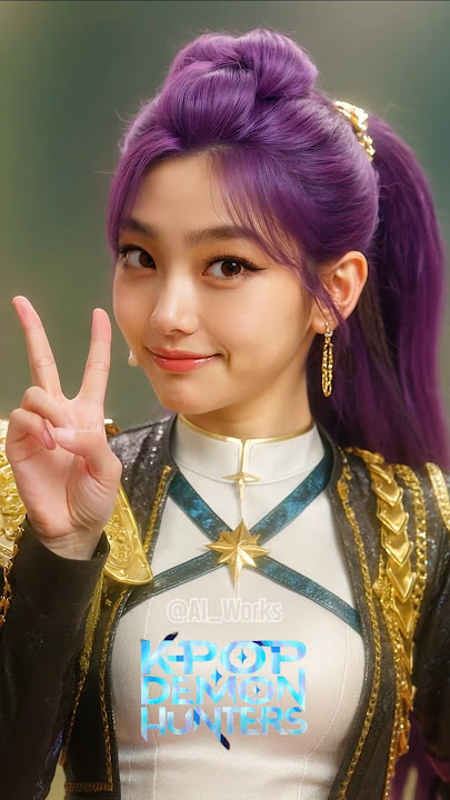 KPop Demon Hunters in Real Life (Golden.ver) : HUNTR/X Rumi, Zoey, Mira! #kpopdemonhunters #kpop