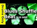 Blues Shuffle Drum Beat 120 BPM - JimDooley.net