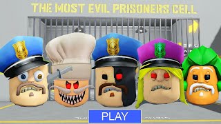 All Morphs Unlocked BIG HEAD BARRY'S PRISON RUN - Papa Pizza Grumpy Gran Siren Cop Ani-Tron Mr Funny