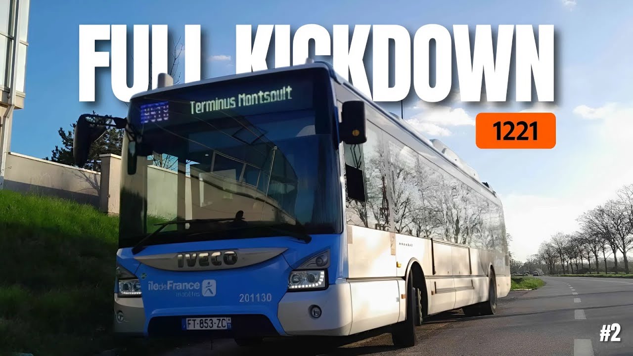 FULL KICKDOWN #3 : Iveco Urbanway 12 GNV sur la 1221