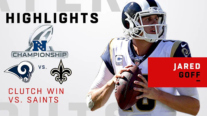 Jared Goff's Clutch Day vs. New Orleans