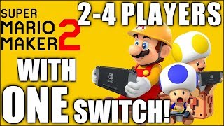 HOW TO DO Multiplayer with ONE Switch | Mario Maker 2 | The Basement