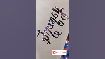 Magic pen!✒🙂 Francy in calligraphy#moderncalligraphy#viralshort#viralvideo#ytshorts #statusvideo#art