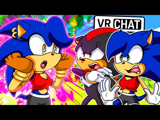 Shadow Meets Darkspine Sonic! (VR Chat) 