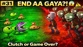 PVZ #31 Gameplay | Clutch or Game Over? 😨 Zombies Ka Attack OP Ho Gaya #plantsvszombies #games 