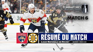 Panthers vs Bruins, R2, Match no 6 | Faits saillants