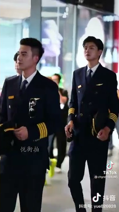 pilot china yang viral | dikedipi xu zhibin  bikin meleleh 😍 #short #viralditiktok