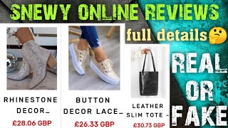 snewy online reviews | snewy online legit or scam | snewy shoes shopping real or fake