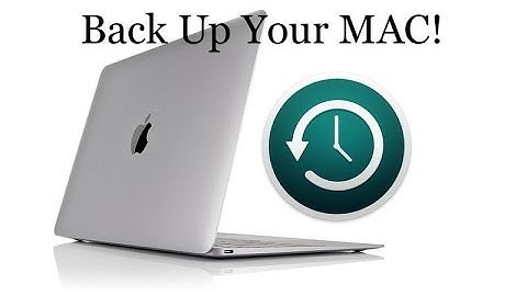 How to Back Up Your Mac   Using Time Machine