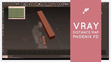Phoenix Fd  3dsmax Vray distance map
