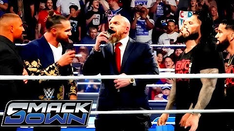 Full Segment:Roman Reigns  and Usos interrupts Seth Rollins Smackdown Highlights #smackdown #wwe