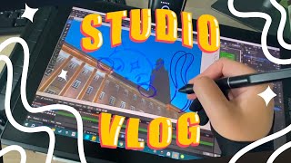 Trying to Love Making Art Again / Burnout Tips✨ Studio Vlog