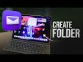 How to Create a Folder in Yahoo Mail on iPad (tutorial)