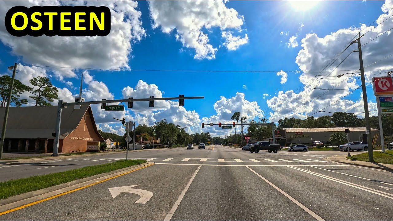 Osteen Florida Driving Through