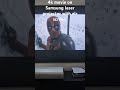 4k Movie on a Samsung lsp7t the premiere smart 4k uhd ultra-short throw laser projector with alr