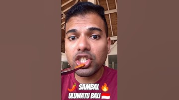 Spicy Balinese Sambal is not for the faint hearted 🌶️🔥☀️