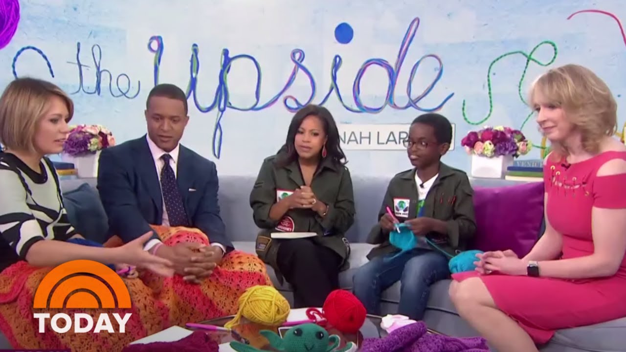 Jonah Larson, The 11-Year-Old Crochet Prodigy Is Using His Skills To ...