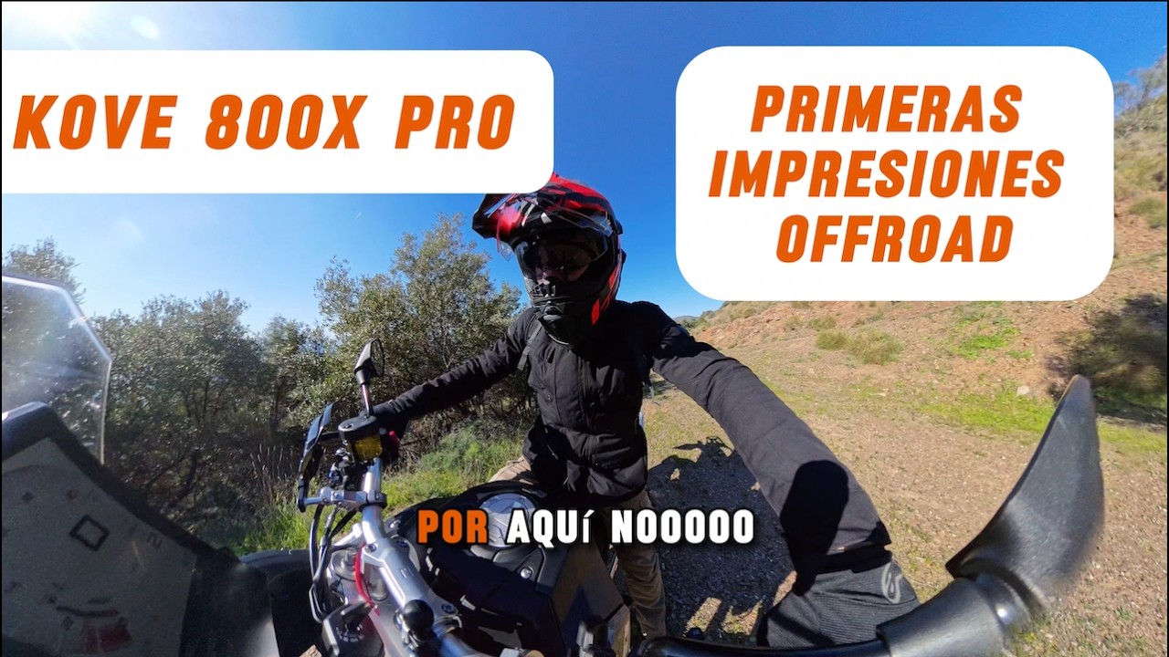 Kove 800x Pro primera prueba OFFROAD con Pirelli Scorpion Rally STR