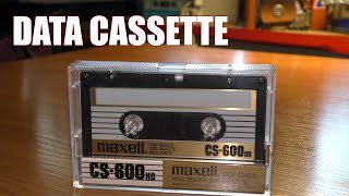 DATA CASSETTE MAXELL CS-600HD. MADE IN JAPAN