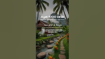 AYAT 100 DINAR  (Dimurahkan Rezeki &  Dimudahkan Segala Urusan) #ngaji #islam #muslim #shorts