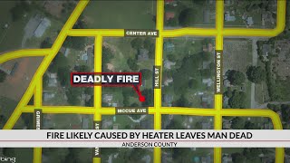 Man dies after home catches fire in Anderson Co.