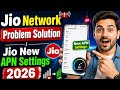 📶Jio Network Problem Solution/Jio New APN Settings 2026 ✅/jio apn settings for fast internet 5g🚀/Apn