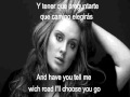 Adele - One and Only ||Letra Inglés - Español||