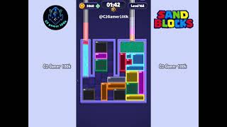Sand Blocks: Drop Puzzle Level 165 walkthrough gameplay Solution easy 