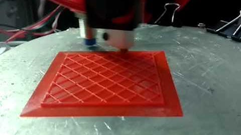 BBP Kossel mini printing test