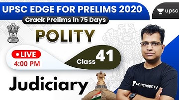 UPSC EDGE for Prelims 2020 | Indian Polity by Pawan Sir | Judiciary