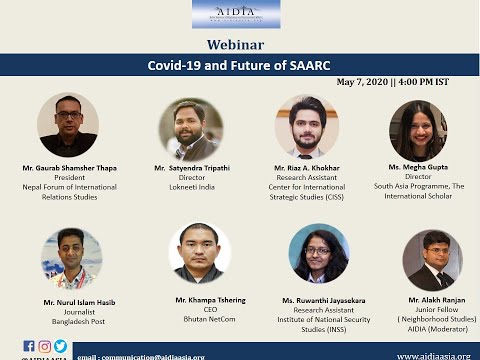 Webinar on Covid-19 and Future of SAARC