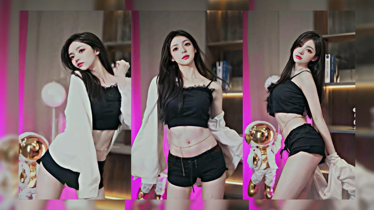 K-pop AI Dance: Korean Model's Animation - YouTube